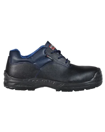 Zapatos de seguridad S3 SRC Belgrado Azul de cuero hidrorepelente