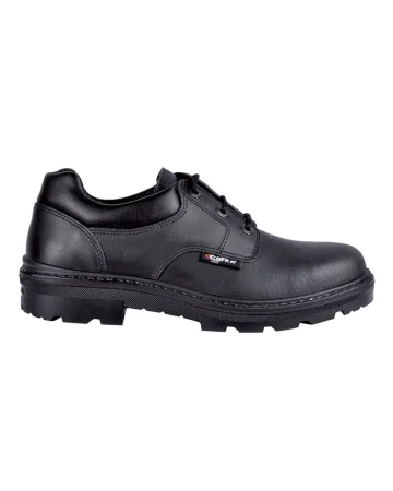 Zapatos de seguridad S3 SRC New Bolton de cuero negro hidrorepelente