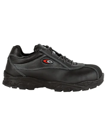 Zapatos de seguridad S3 SRC Rift de cuero negro hidrorrepelente