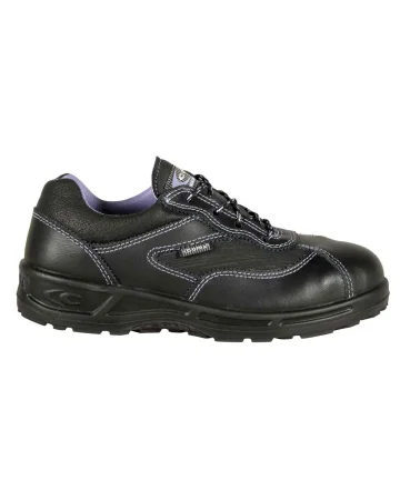 Zapatos de seguridad S3 SRC Sophie Black en Cuero Hidrorepelente