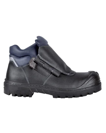Zapatos de seguridad Solder Bis UK S3 HRO SRC piel negra