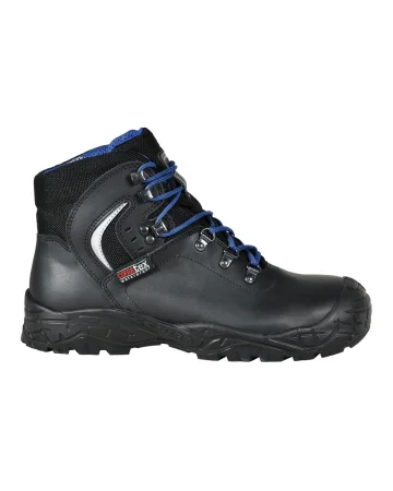 Zapatos de seguridad Spitroc UK S3 WR SRC de cuero negro Cofra-Tex