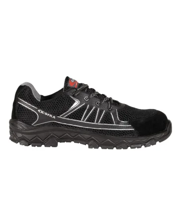 Zapatos de seguridad Trapezius Black S1P SRC Metal Free