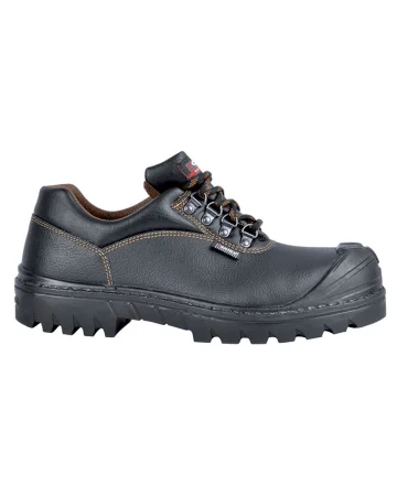 Zapatos de seguridad UK Siberut S3 HRO SRC piel negra resistente