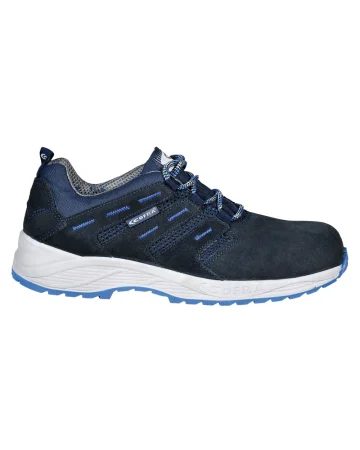 Zapatos de Trabajo Pilates Blue S1P SRC de Gamuza Azul