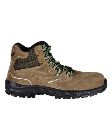Zapatos de trabajo Warm Up S1P SRC en cuero de gamuza sin metales