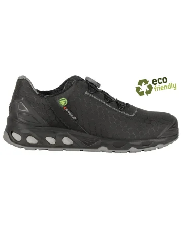 Zapatos Recuperator BOA S3 ESD de piel negra para hombres