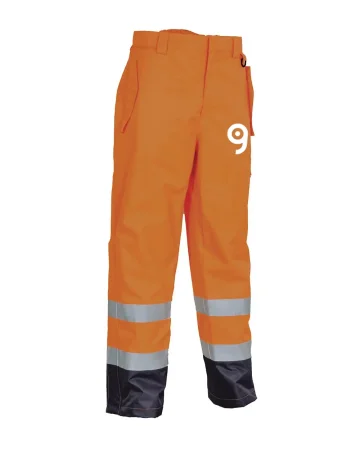 Pantalonera Reflectante de Alta Visibilidad Amarillo Fluo Pecs