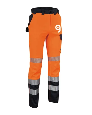 Pantalones de alta visibilidad Guatire amarillos con bandas reflectant