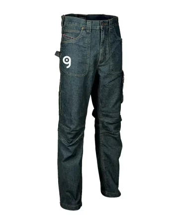 Pantalones de trabajo azules Innsbruck elásticos y resistentes para ho