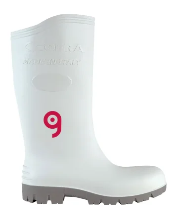 Protección base Asteroid White Botas S5 SRC de seguridad PVC