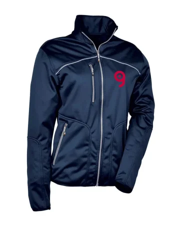 Softshell de trabajo para mujer St. Vincent negro cortavientos transpi