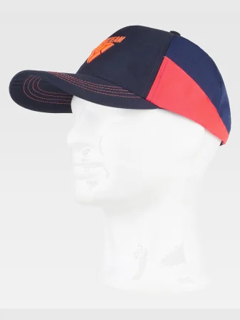 Gorra de 5 paneles Workteam canvas 400g visera curva ajustable