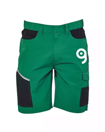 Brennero Shorts Hombre de trabajo, 4-Way Stretch, Reflectante