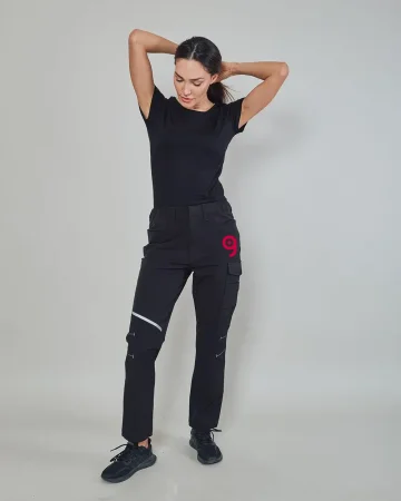 Pantalón Brennero Lady Stretch 4 Ways, Nylon Elastano, Corte Regular