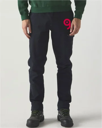 Pantalón Hammer Black Spider Multibolsillos HiViz 330g/m²