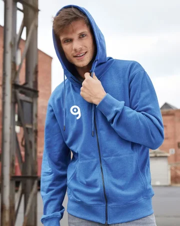 Sudadera con Capucha de Hombre Cremallera French Terry