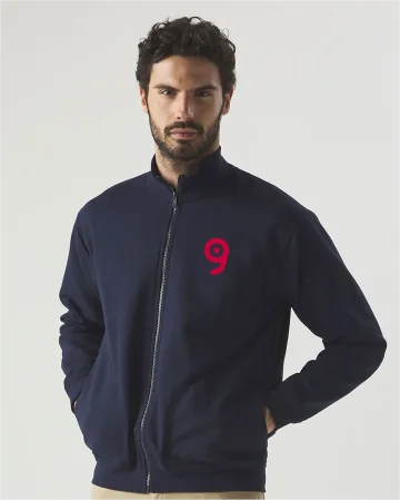 Sudadera con cremallera Explorer de Algodón Italiano, No Label, Corte