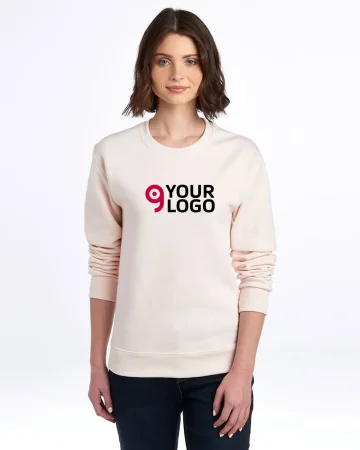 Sudadera cuello redondo Nublend de algodón sostenible