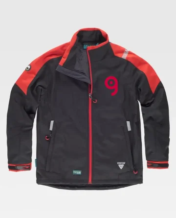 Chaqueta Future Workshell bicolor cortavientos, doble cremallera