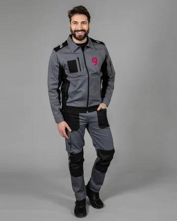 Chaqueta Siria Issa elástica de múltiples bolsillos para hombre resist