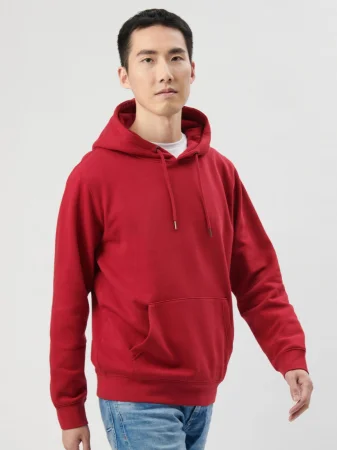 Sudadera unisex Pepper de doble capa de algodón orgánico, capucha, sin