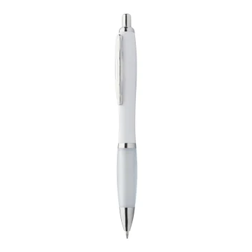Bolígrafo de Bola Rewumpy ABS Reciclado, Cuerpo Blanco Cromado