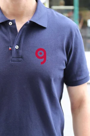 Polo ATF Pierrot de Hombre 100% Algodón Orgánico, Manga Corta