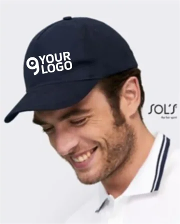 GORRA DE ADULTO CON 5 PANELES