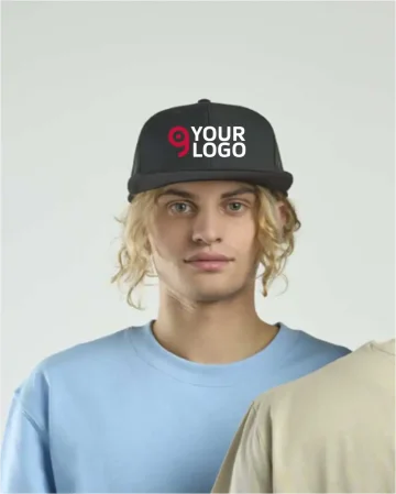 Gorra de 6 Paneles de Rejilla de Poliéster Reciclado eco Luna