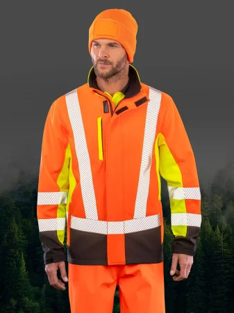 Softshell de seguridad reciclado de 3 capas