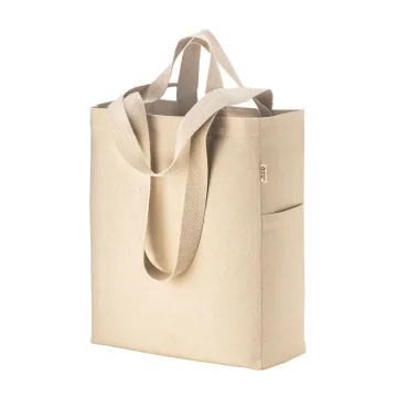Bolsa tote de algodon canvas reciclado de 280 g/m2