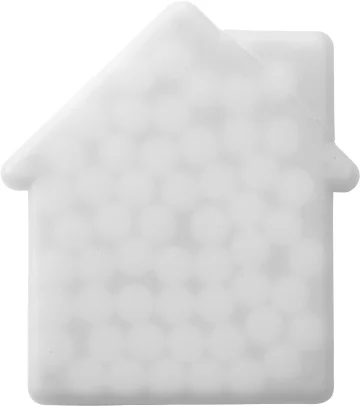 Tarjeta de mentas jaya | plástico | forma de casa | 6,5 g