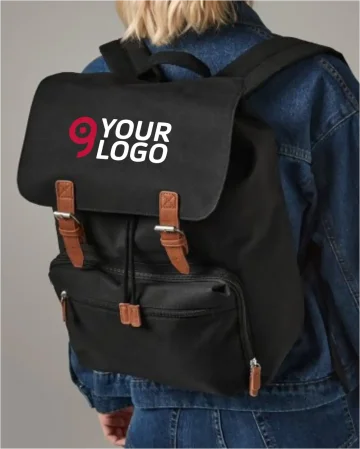 Vintage laptop backpack