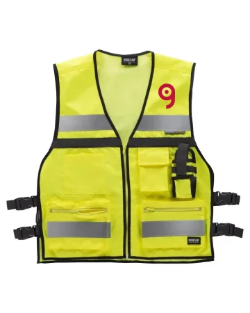 Chaleco de alta visibilidad 100% poliéster