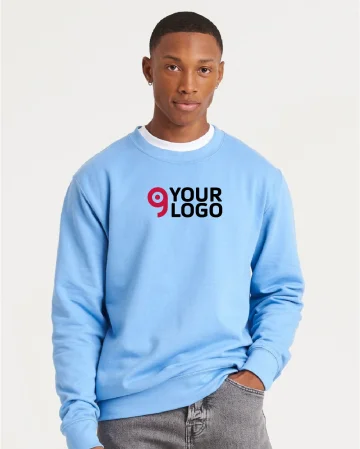 Sudadera unisex con cuello redondo y felpada