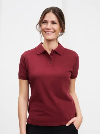 Polo Mujer  100% Algodón, Corte Regular, Manga Corta, 195g