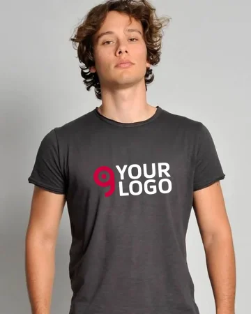 Camiseta de Algodón Flamé para Hombre Mujer Ajuste Regular color Liso